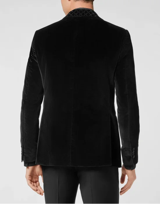 Velvet Blazer Lord Fit with Crystals