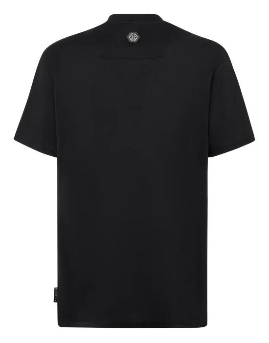 T-shirt Round Neck SS Stones Gothic Plein with Crystals
