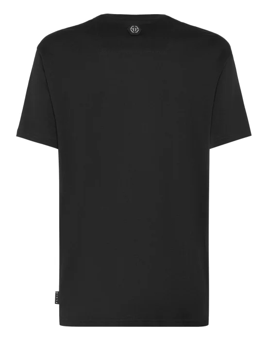 T-shirt Round Neck SS Crystal Skull with Crystals