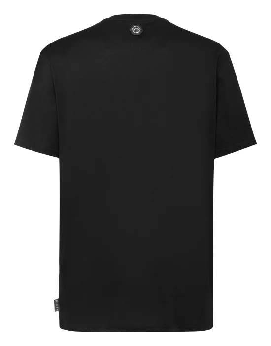 T-shirt Round Neck SS Crystal Skull with Crystals