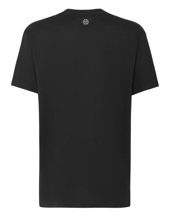 T-shirt Round Neck SS Hexagon with Crystals
