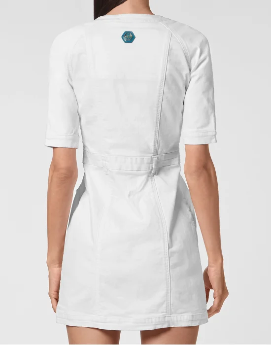 Denim Cargo Dress