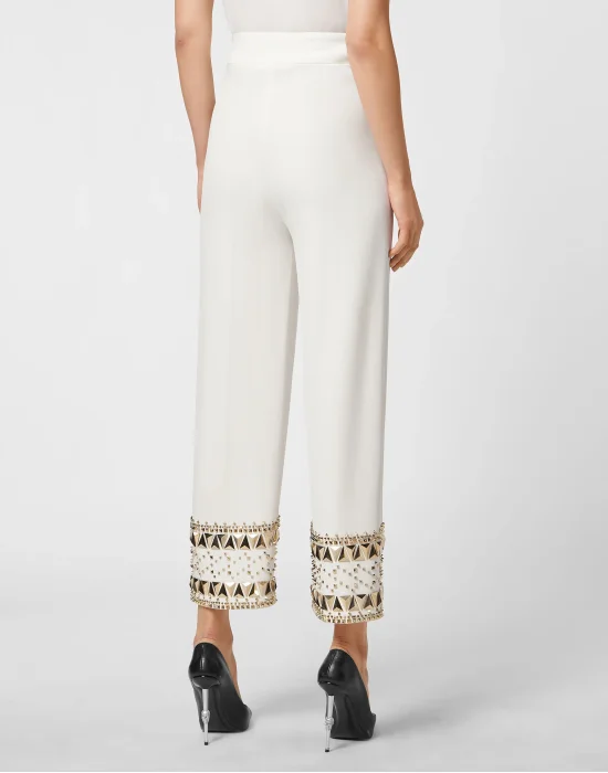 Cady High Waist Trouser Studs