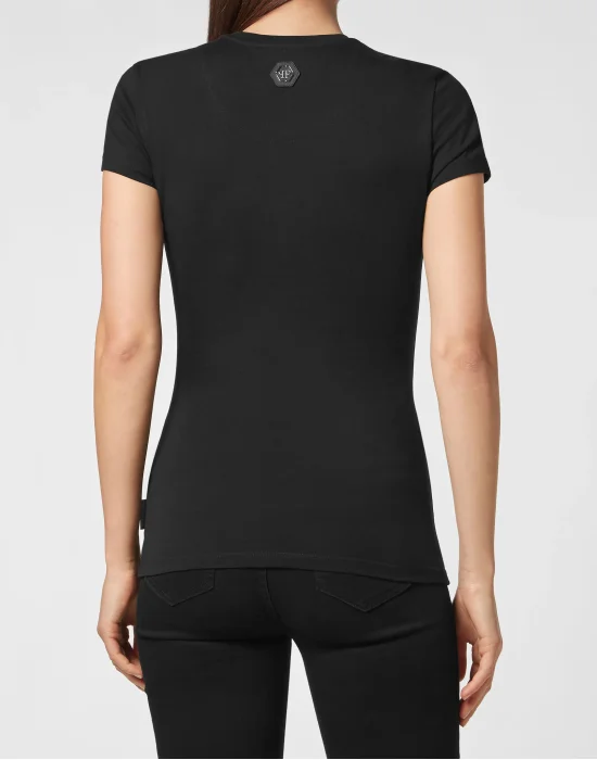 T-shirt Sexy Pure Hexagon with Crystals