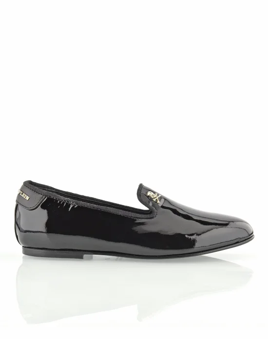 LOAFERS PATENT SKULL