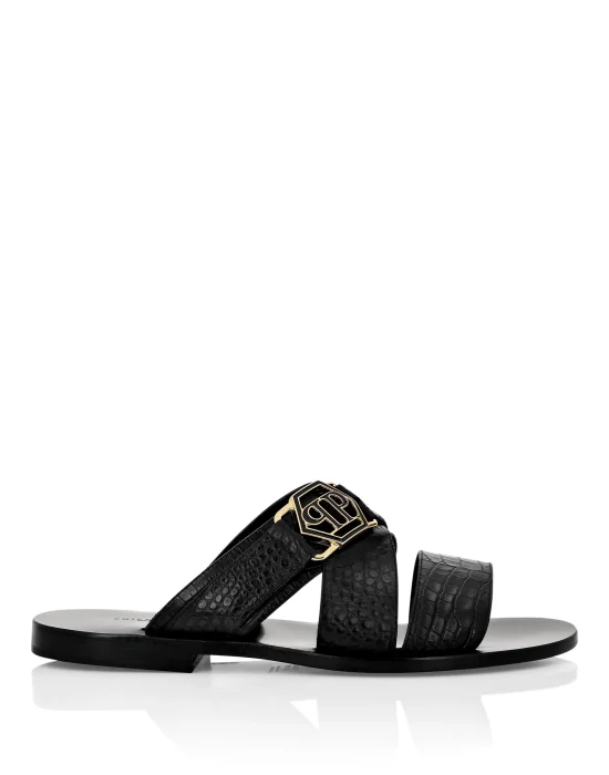 Cocco Print Sandals Flat