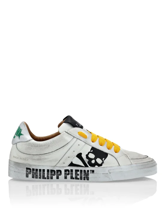 Leather Lo-Top Sneakers Retrokickz TM