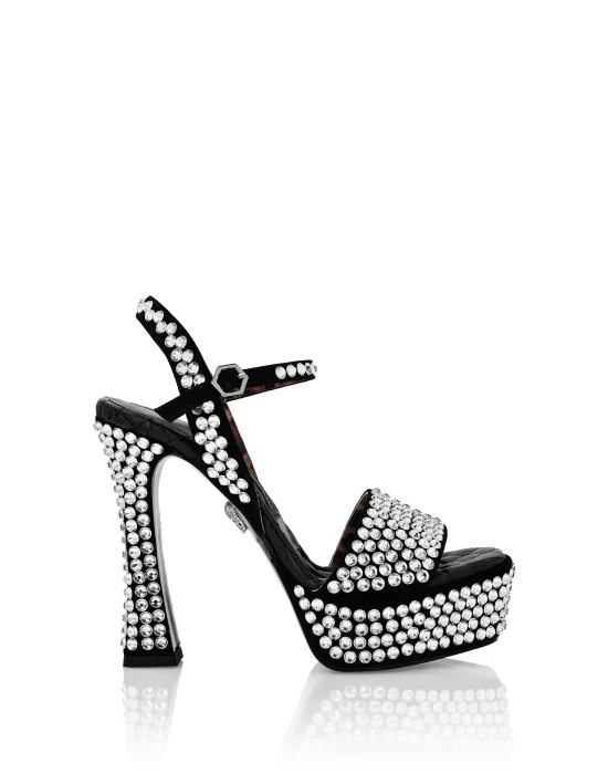 Strass Platform Sandals