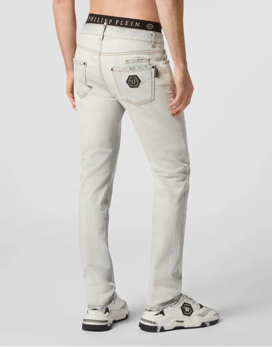Denim Trousers Super Straight Cut Fit