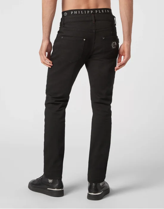 Denim Trousers Super Straight Cut Fit