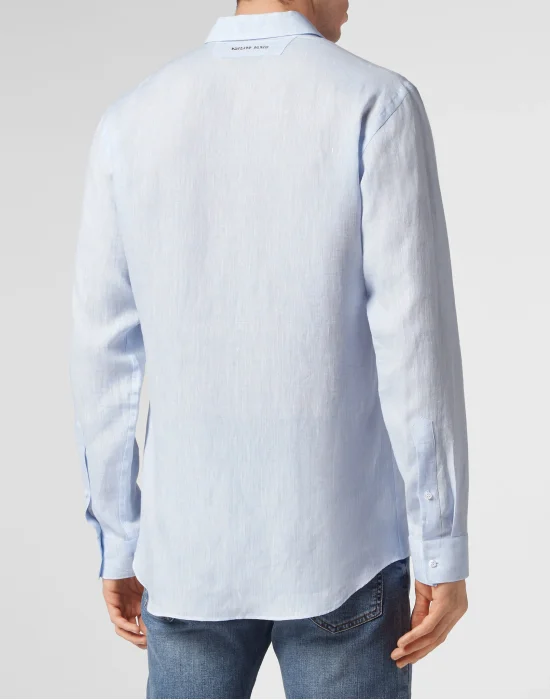 Shirt Playboy Cut LS Skull&Bones