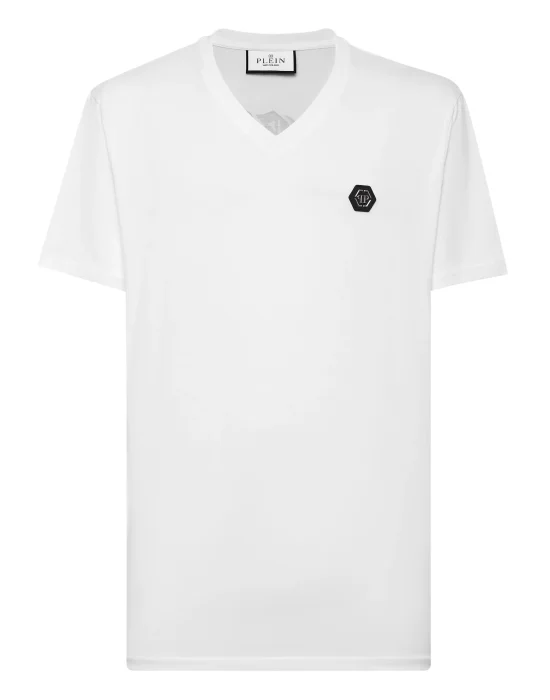 T-shirt V-Neck SS Gothic Plein