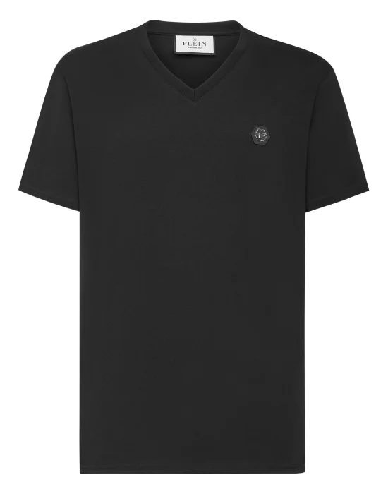 T-shirt V-Neck SS Gothic Plein