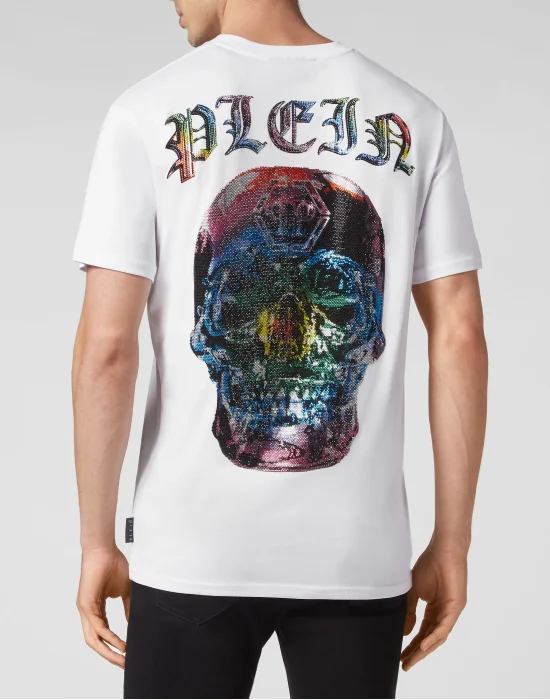 T-shirt Round Neck SS Glass Skull