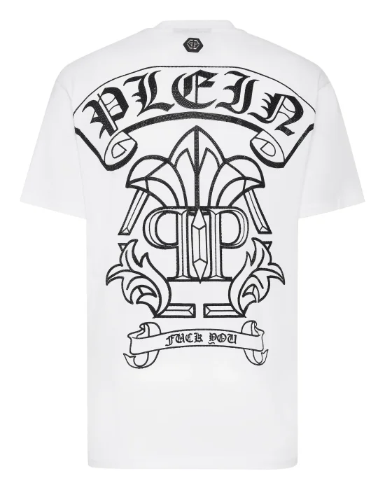 T-shirt Round Neck SS Gothic Banner