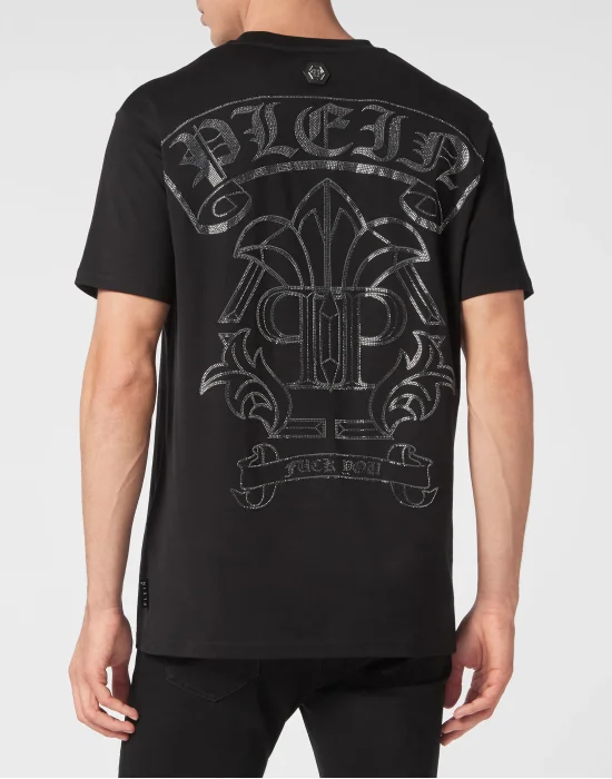 T-shirt Round Neck SS Gothic Banner