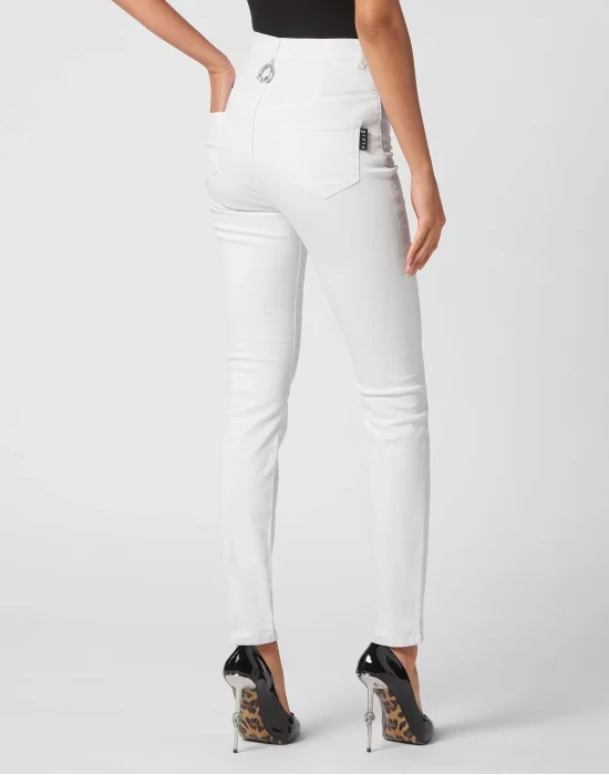 Super High Waist Denim Jeggings