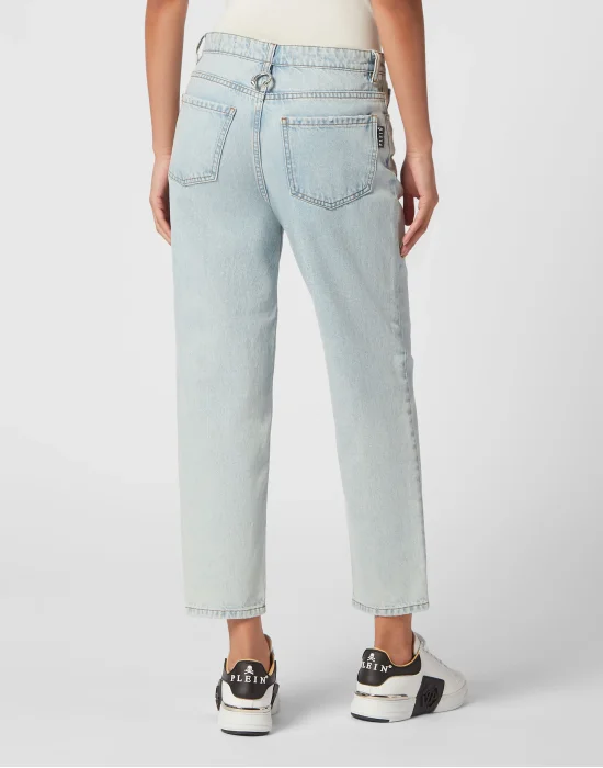 Denim Trousers Mom Fit