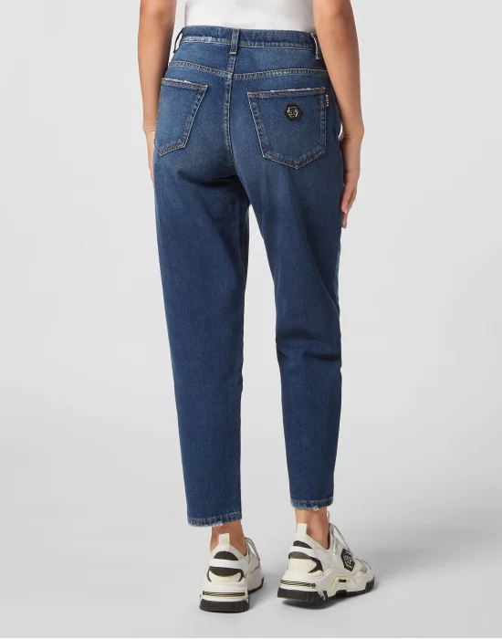 Denim Trousers Mom Fit