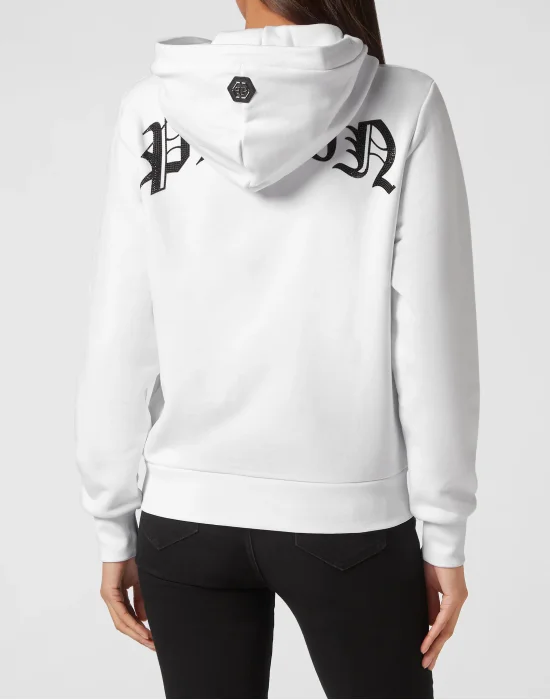 Cropped Hoodie Man Fit Love Tattoo