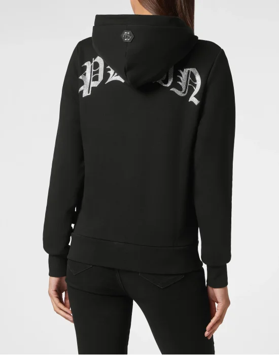 Cropped Hoodie Man Fit Love Tattoo