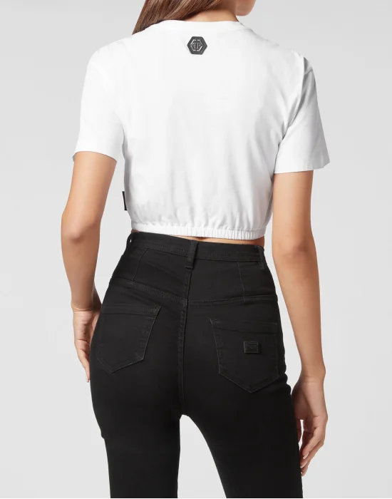 Cropped T-shirt Iconic Plein
