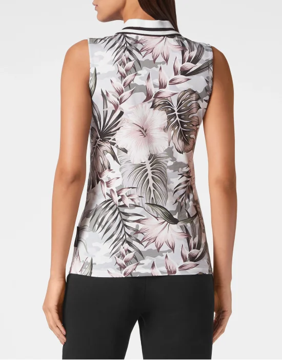 Sleeveless Polo Shirt