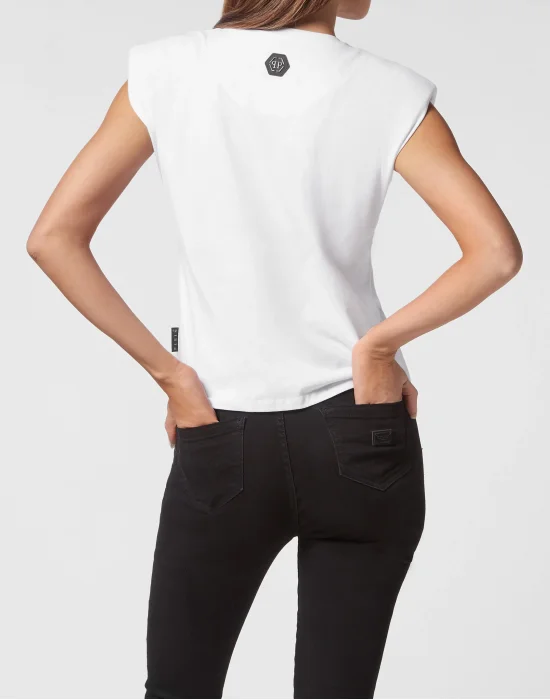 Shoulder Pads Tank Top Love