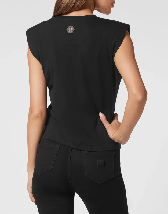 Shoulder Pads Tank Top Love