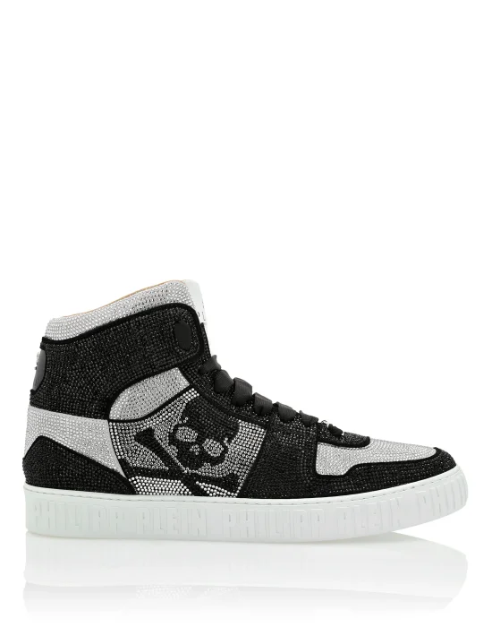 Strass Hi-Top Sneakers