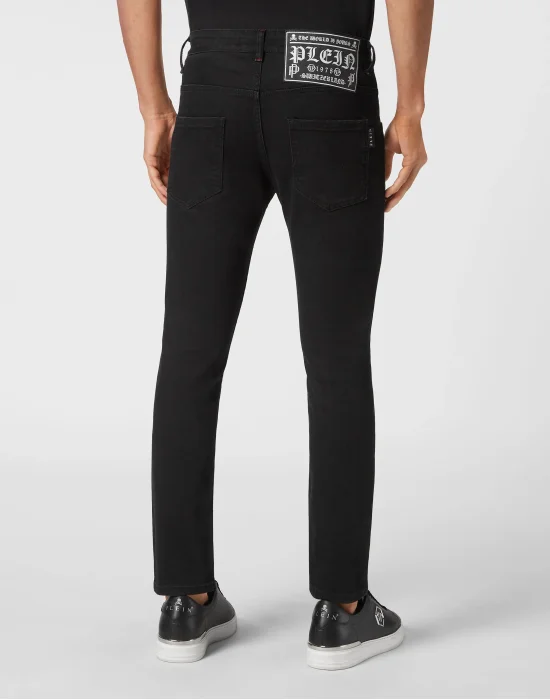 Denim Trousers Skinny Fit Lion Circus