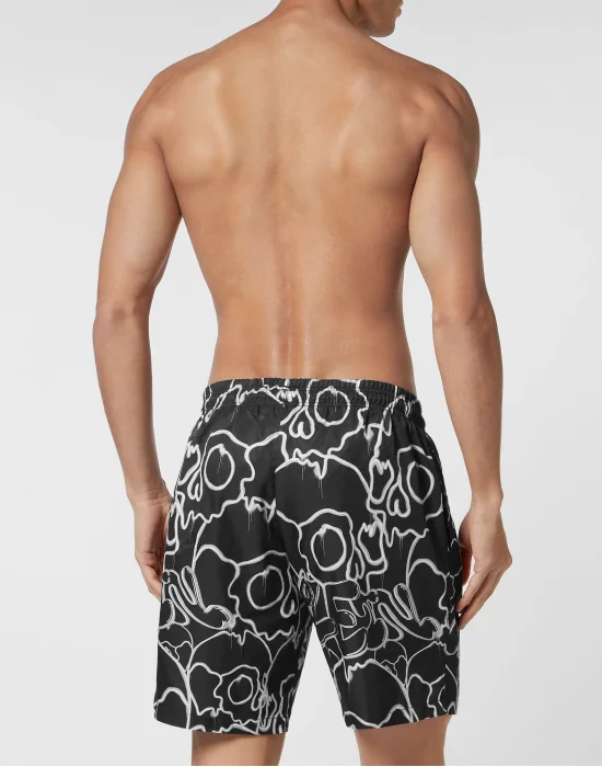 Swim-Trunks Skull