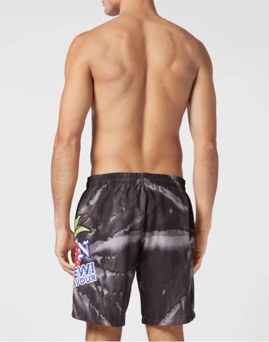 Tie-dye Long Swim Boxers Tutti Frutti