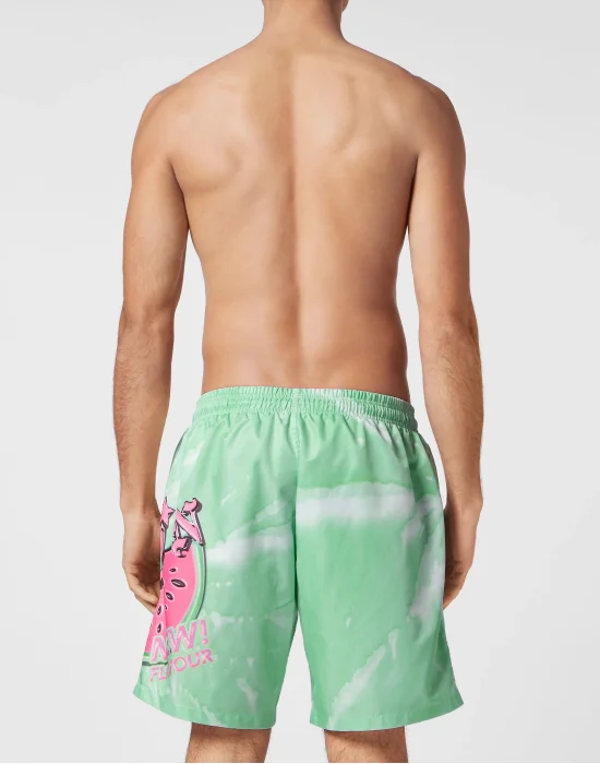 Tie-dye Long Swim Boxers Tutti Frutti