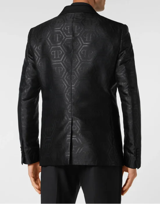 Jacquard Lurex Blazer Lord Fit Monogram
