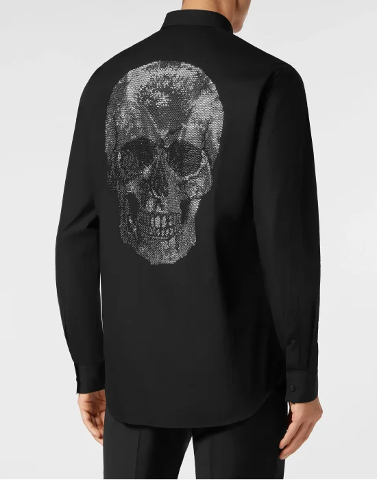 Shirt Sugar Daddy Cut LS Skull