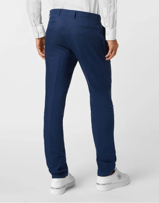 Linen Long Trousers Gigolò fit