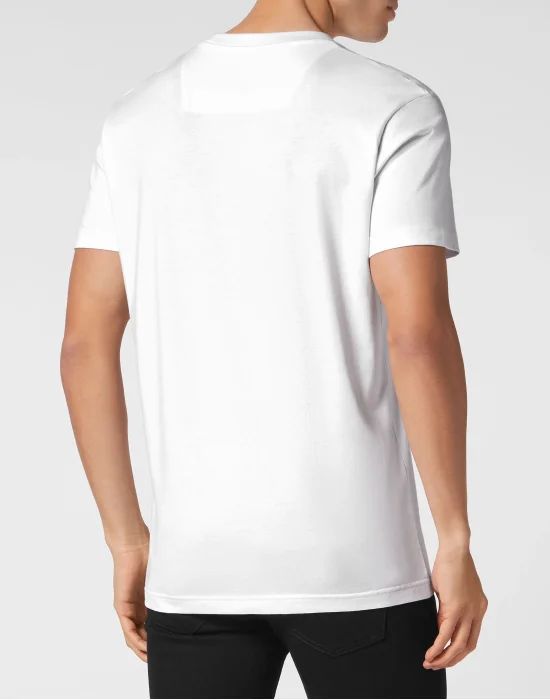 T-shirt Round Neck SS Dripping Skull