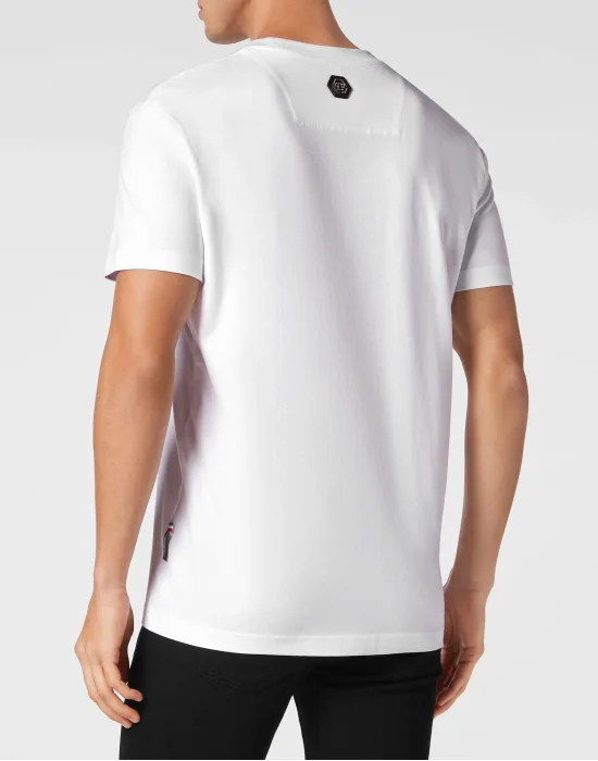 T-shirt Round Neck SS Dripping Skull
