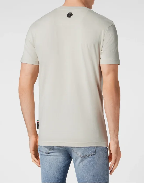T-shirt Round Neck SS Dripping Skull