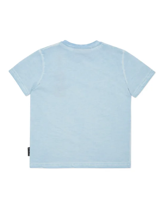 T-shirt Round Neck SS Basic Plein Old dye