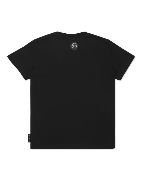 T-shirt Round Neck SS Coursive Skull
