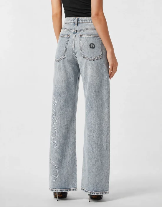 Denim Beach Boy Fit Trousers