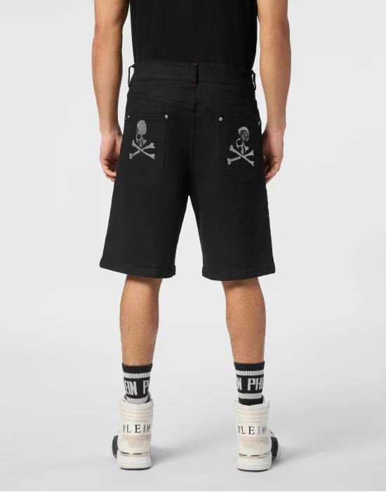 Denim Shorts Formentera Skull