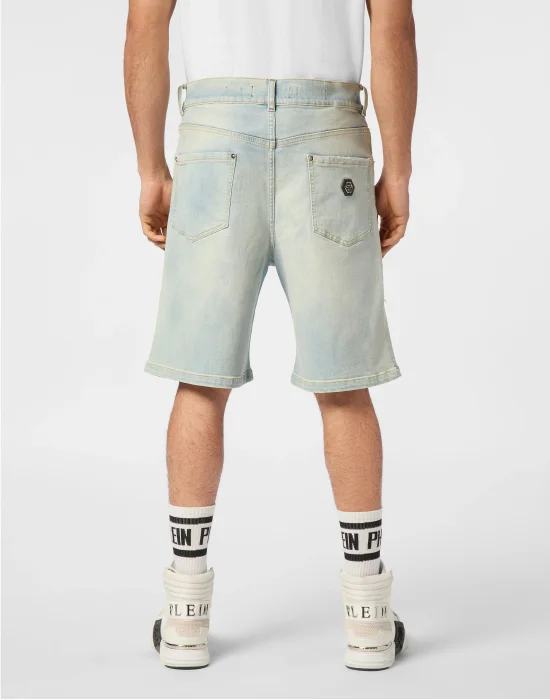 Denim Shorts Formentera Distressed