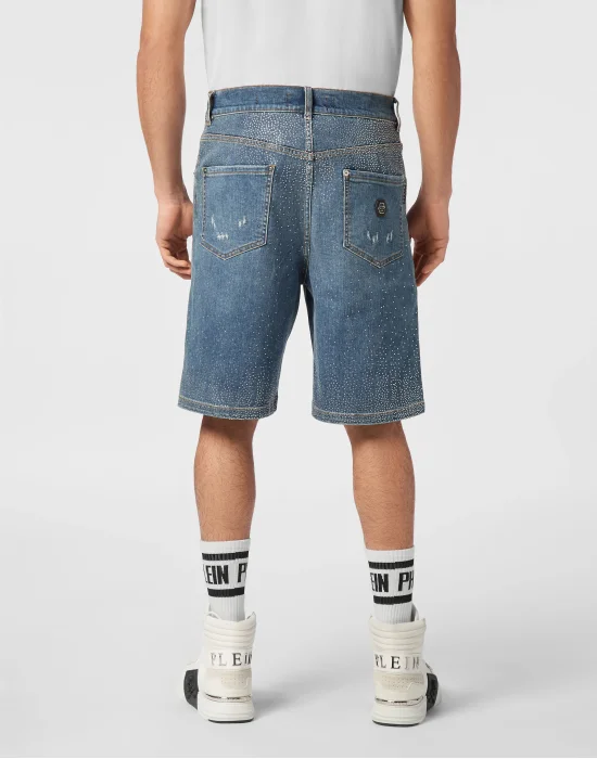 Denim Shorts Formentera Strass