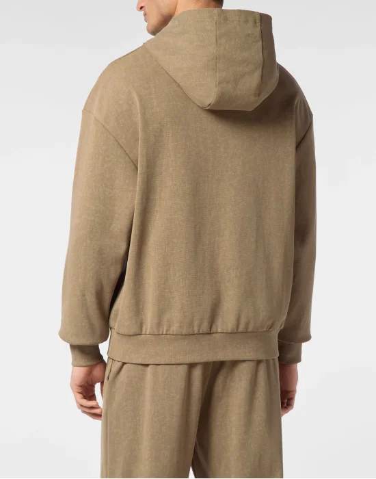 Cold Dye Hoodie Sweatshirt LS