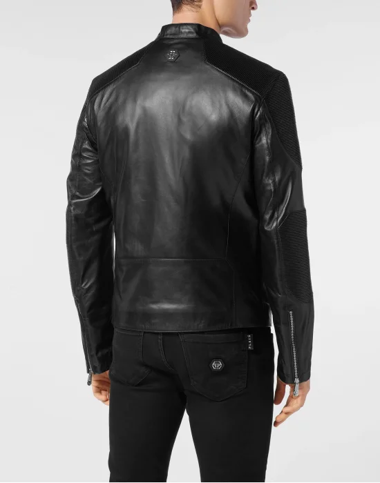 Leather Moto Jacket LS