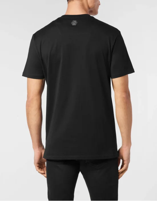 T-shirt Round Neck SS Skull Coursive