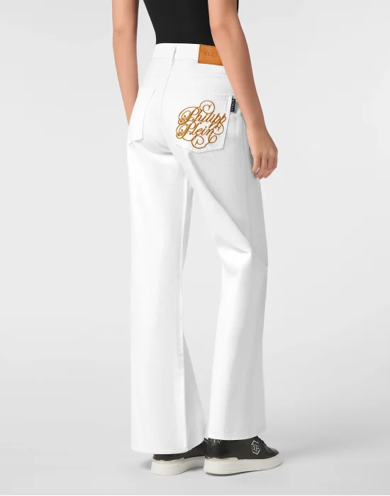 Denim Trousers Skater Fit Logo